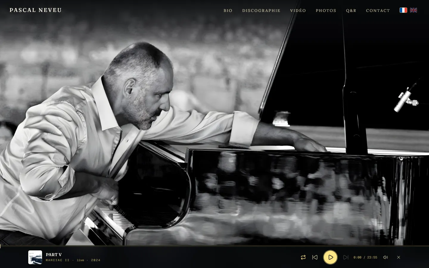 Capture du site Pascal Neveu